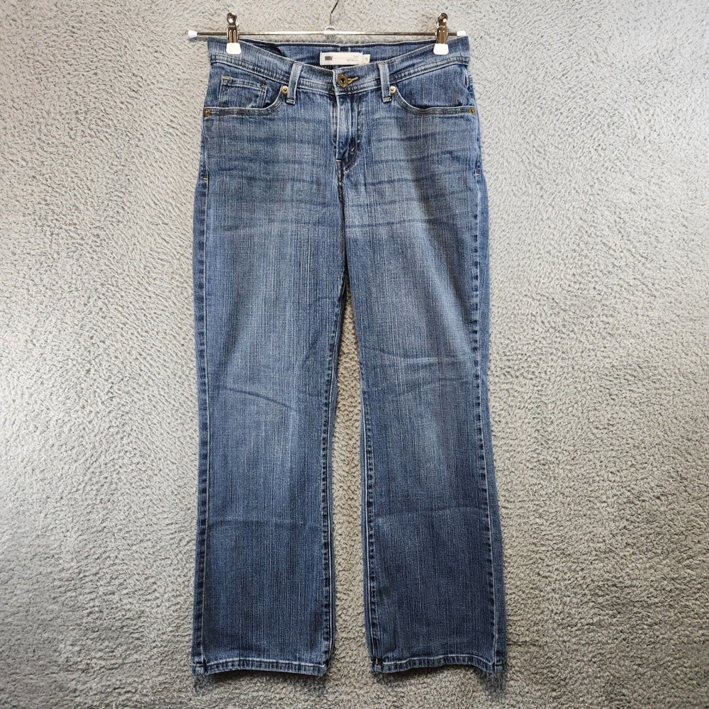 Levis 529 Curvy‎ Boot Cut Jeans Women Size 8M (Fits 29x29) Blue Med Wash Casual